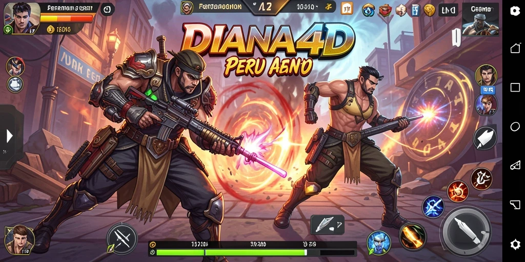 Tampilan gameplay <strong>DIANA4D</strong> yang penuh aksi dan pertarungan seru.