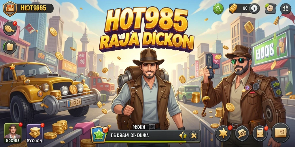 Screenshot gameplay HOT985 menampilkan pengelolaan bisnis yang seru dan strategis.