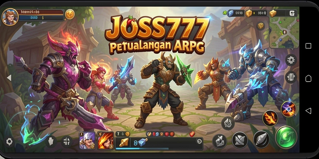 Screenshot gameplay JOSS777 menampilkan aksi petualangan seru dan grafis yang menawan.