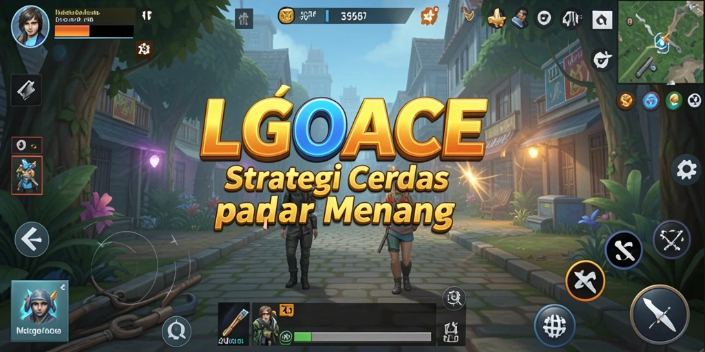 Tangkapan layar gameplay LGOACE yang menunjukkan strategi permainan.
