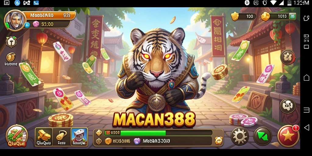 Tampilan menarik dari gameplay QiuQiu di MACAN388.