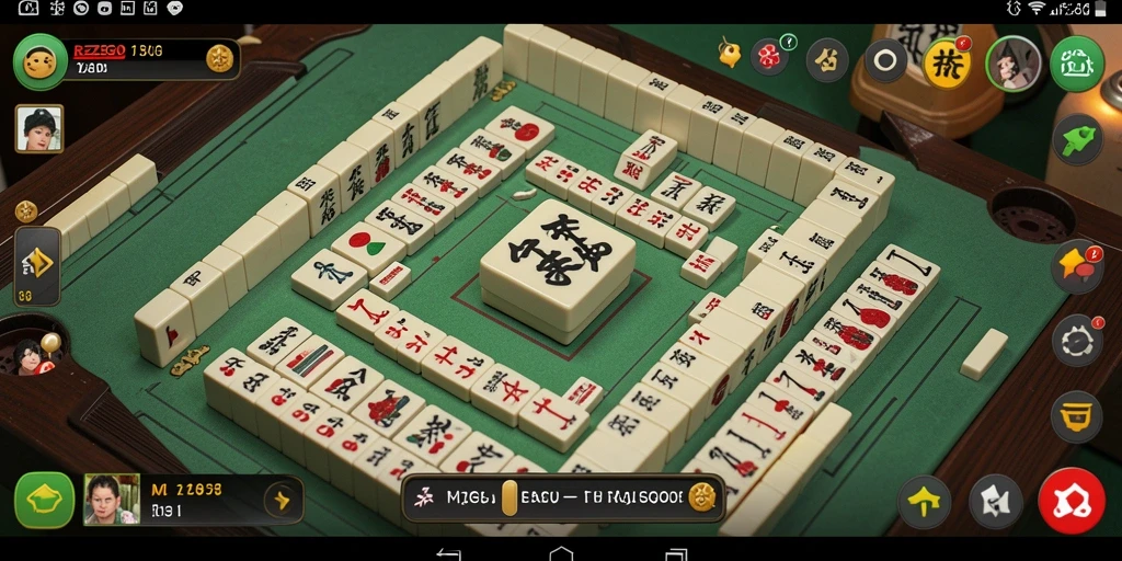 Tampilan gameplay menakjubkan dari REZEGO, penuh tantangan Mahjong.
