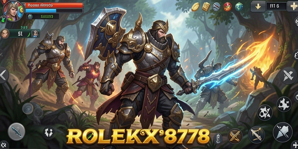 Tampilan gameplay seru dari ROLEX878 dengan grafis menawan.