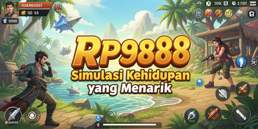 Screenshot gameplay RP888 menampilkan karakter dan interaksi yang menarik.