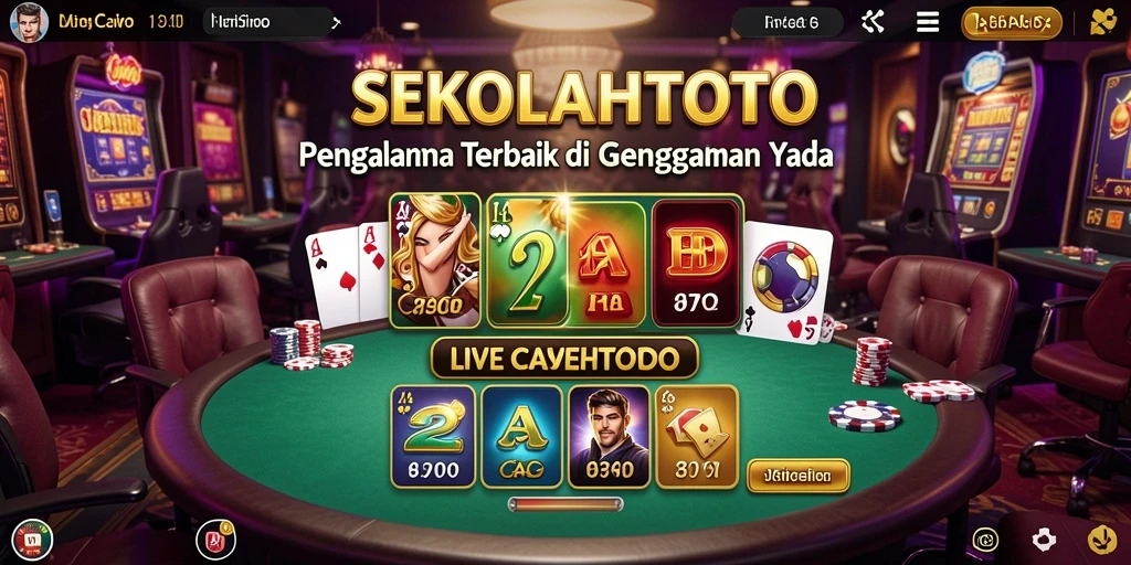 Screenshot yang menampilkan gameplay menarik dari SEKOLAHTOTO.