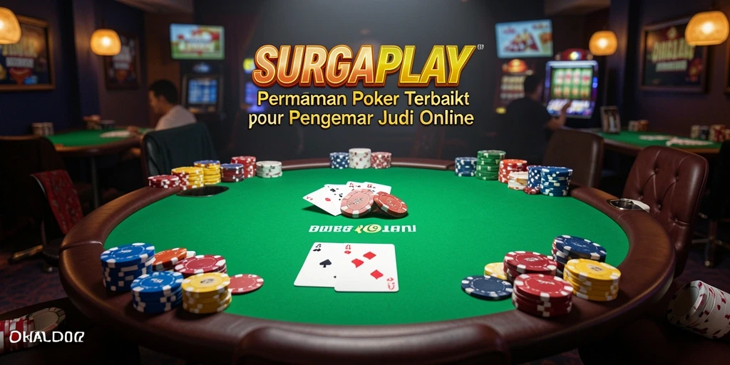 Tampilan gameplay SURGAPLAY menunjukkan keseruan permainan Poker.